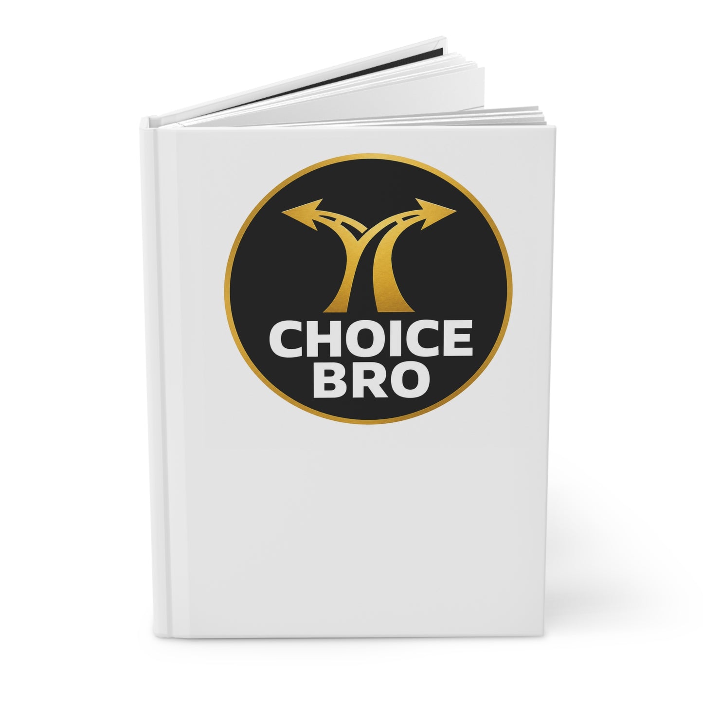 Choice Bro Hardcover Journal — Motivational Roadmap Notebook