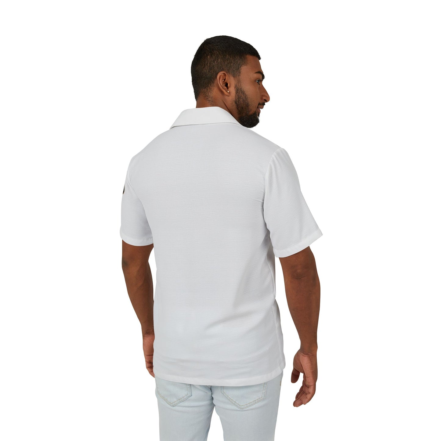 Choice Bro Logo Hawaiian Camp Shirt — Men’s Casual Button-Up for Vacation & Beach