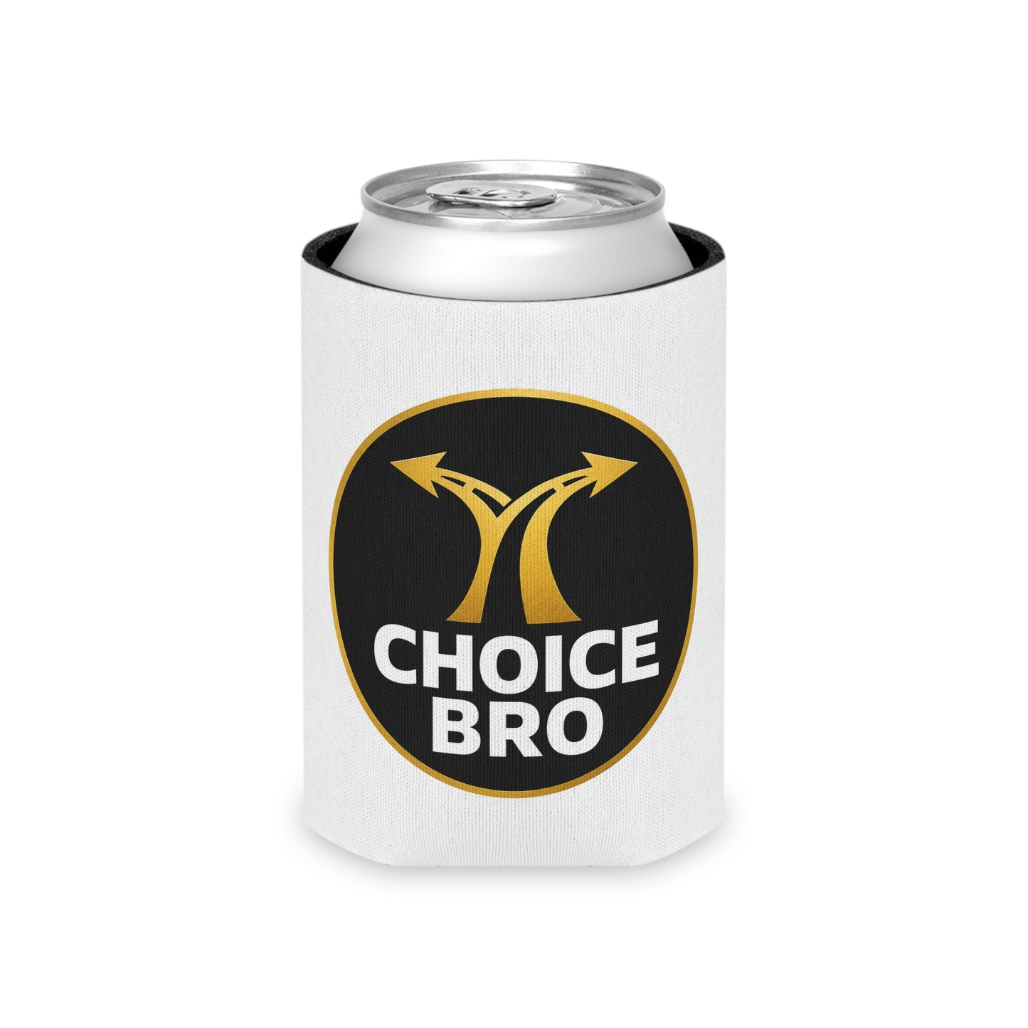 Choice Bro Can Cooler - Funny Beverage Koozie for Parties & Gifts