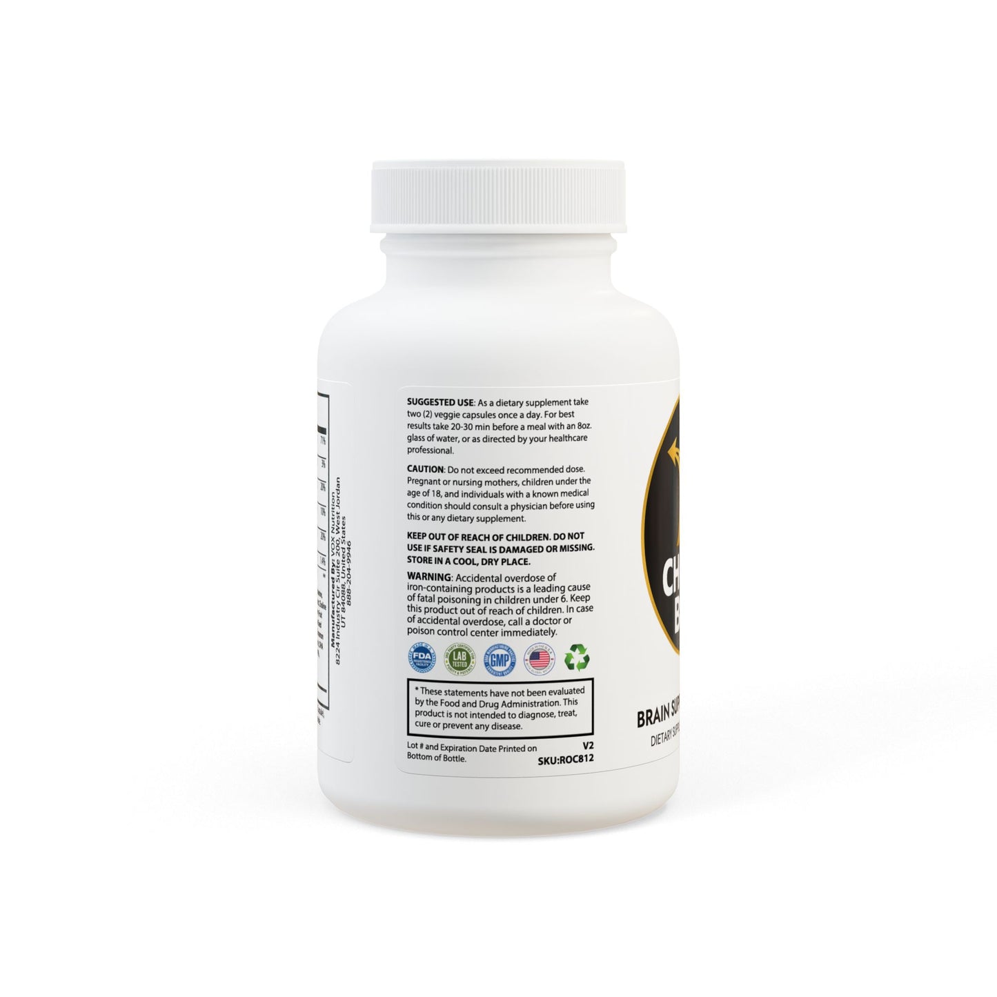 Brain Support Complex Supplement (60 Capsules)